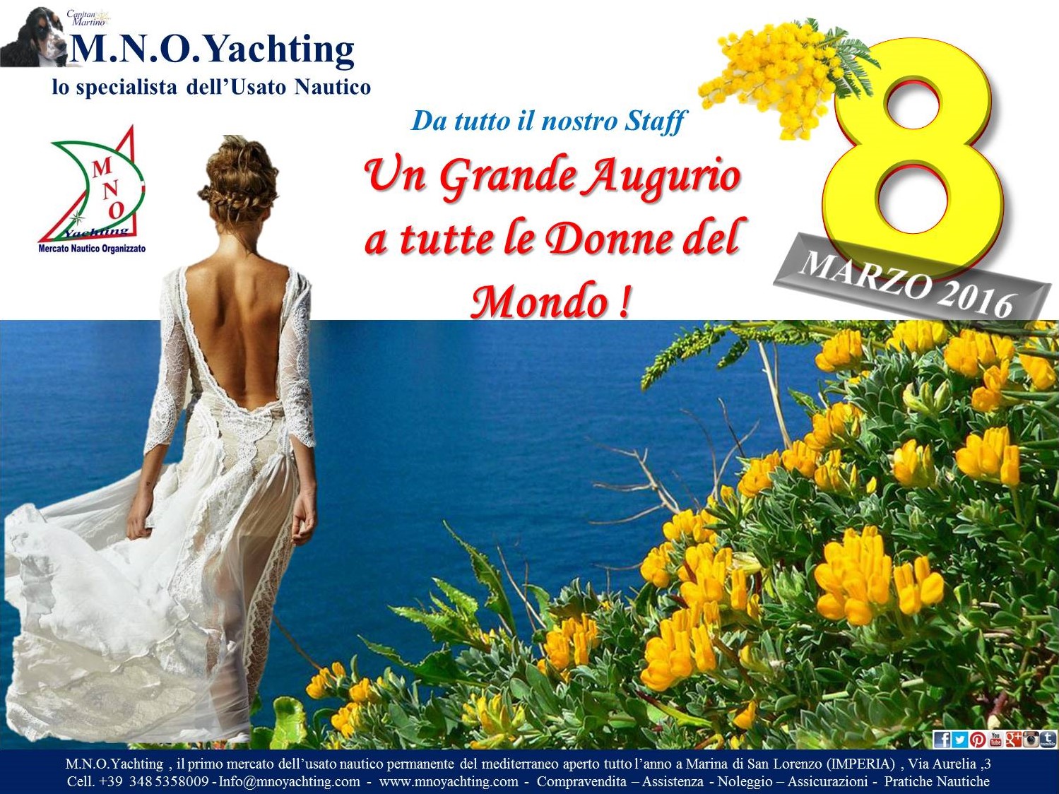 Un Mare Di Auguri Alle Donne Da M N O Yachting 6 Consulting Group